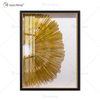 O mais novo WXPA-19 Metal Wall Art Decor Peças de Decoração para Casa Luxo Sala de Estar Emoldurado 3d Abstrato para Casa Conjunto para Venda