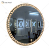 WXDL-115 LED 3 cores luz prata moldura de cristal fonte de alimentação à prova d'água 4 mm sem cobre espelho de proteção ambiental