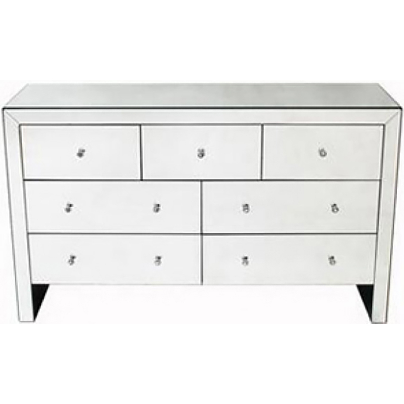Venda imperdível WXWF-817 Armário de estilo moderno com mais gavetas Design de sala de estar ou sala de jantar Armário prateado