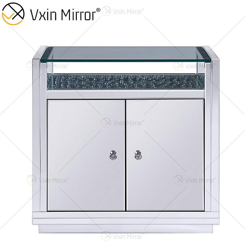 Design de LED WXF-2124 Miçangas Octogonais Espelho de Maquiagem Moda Gabinete Combinar Espelho de LED Plugue Personalizado