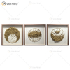 Design Moderno Vxin WXPA-015 Metal Parede Arte Decoração Peças de Decoração para Casa Luxo Sala de Estar para Casa Conjunto para Venda