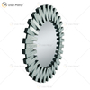 Alta Qualidade WXM-1138 Decoração de Parede Diamante Prata 3D Espelho Pendurado na Parede