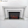 WXWF-1093 Lareira de espelho flutuante de cristal cintilante diamantes com inserções em venda imperdível personalizável