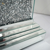 Mesa de canto de venda imperdível Vxin WXF-979 design moderno retangular diamante esmagado mesa lateral espelho