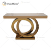 Novo estilo WXF-536 mesa de console 2022 corredor luxo prata mesas de console