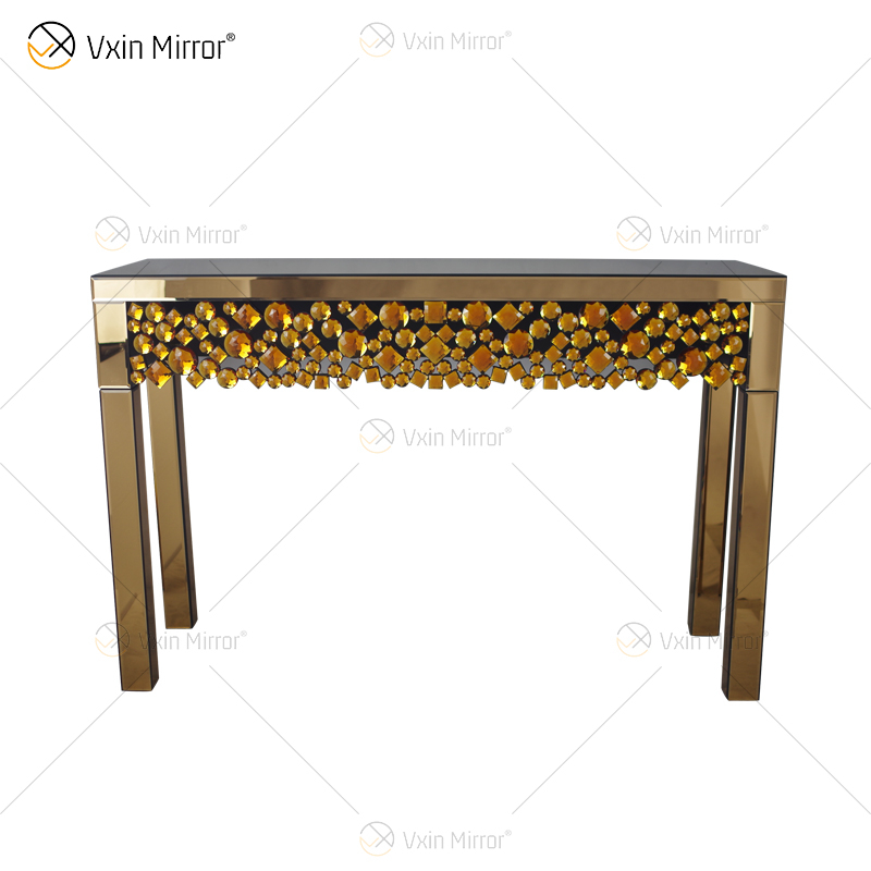 Vxin WXF-049 OEM Factory Chinese Factory Espelho Estreito Mesa Console Com Pernas Longas