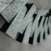 Alta Qualidade WXM-1138 Decoração de Parede Diamante Prata 3D Espelho Pendurado na Parede