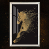 Vintage Chassical Gold Retro Bronze Home Decor WXPP-56 Nordic Canvas Art Pintura Luxo Sala de Estar Parede Arte