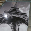 VXin WXPP-21 Decoração de Casa Moldura de Vidro Espelhada Torre Eiffel Arte de Parede Cristal Pintura de Porcelana Espelho Arte de Parede