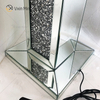 WXFL-032 Lâmpada de chão de cristal prateado para sala de estar com abajur para lâmpada de espelho de hotel