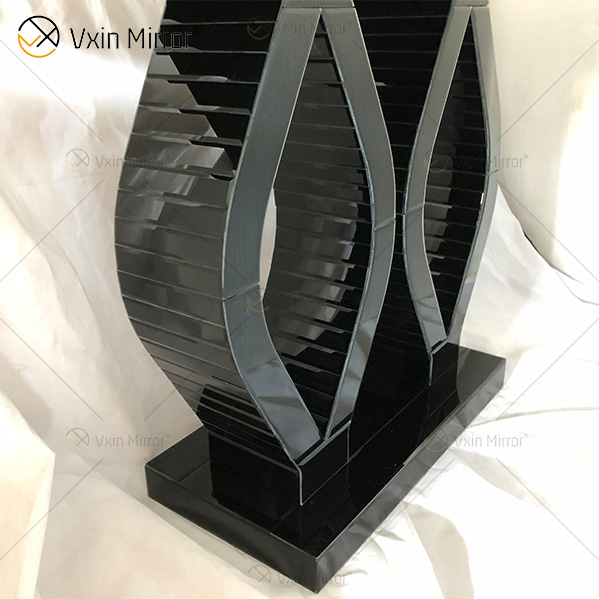 Mesa de console de espelho para móveis simples geométrico prismático moderno WXF-129