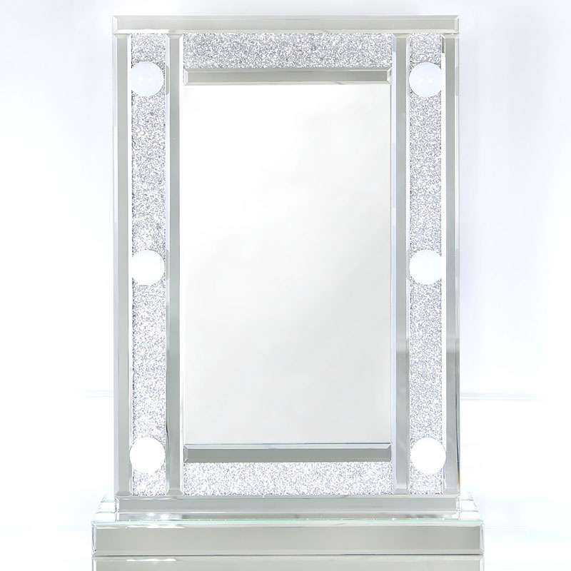 Estilos de penteadeira venezianos VXin WXDL-103 Sparkle Hollywood Espelho Conjunto de penteadeira com lâmpadas de 3 cores