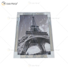 VXin WXPP-21 Decoração de Casa Moldura de Vidro Espelhada Torre Eiffel Arte de Parede Cristal Pintura de Porcelana Espelho Arte de Parede