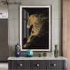 Vintage Chassical Gold Retro Bronze Home Decor WXPP-56 Nordic Canvas Art Pintura Luxo Sala de Estar Parede Arte