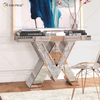2022 Novos produtos Mesa de console de designer Mesas de console espelhadas de cristal de diamante esmagado