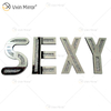 AMOR E CASA E MÃE E SEXY Doce e adorável decoração de casa Espelhos Morden Wall Decoração Diamante