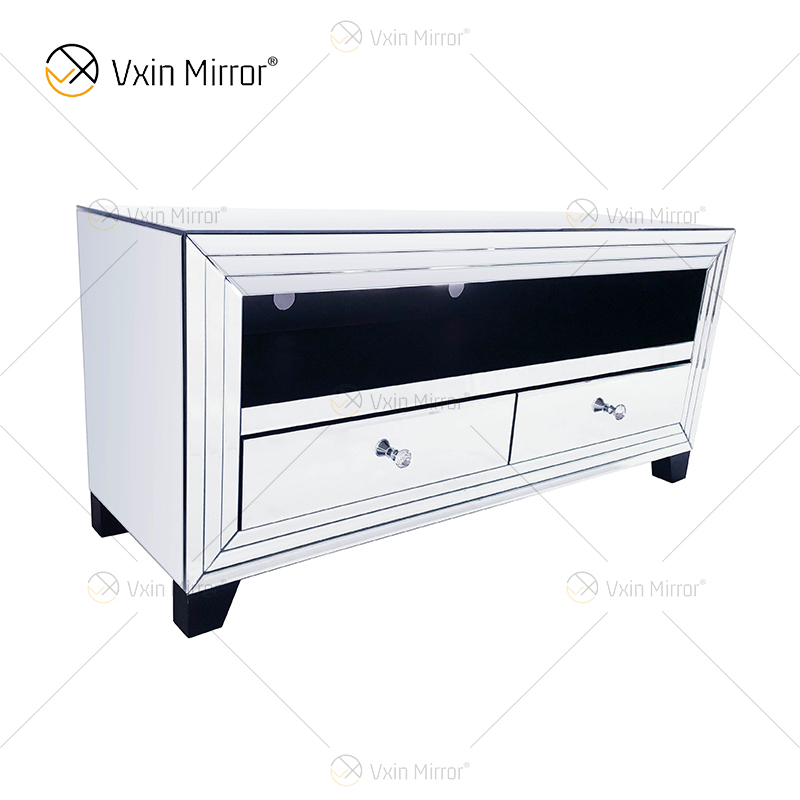 Vxin Popular Moderno Vidro Espelhado Suporte de TV Armário de Exibição Armário de Espelho