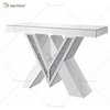 2022 Novos produtos Mesa de console de designer Mesas de console espelhadas de cristal de diamante esmagado