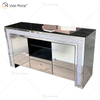 Decoração de casa elegante ZH-063 Móveis espelhados prata Armário de sala de estar com gavetas muti