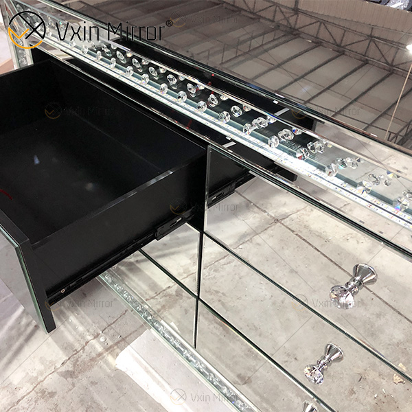 Venda imperdível novo design WXF-2139 LED octogonal simples moda espelho de maquiagem armário de correspondência de LED