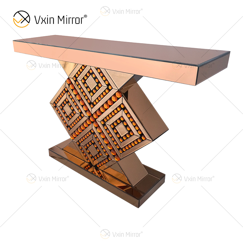 Venda imperdível WXF-105 reprodução antiga direto da fábrica mesa console espelho com placa espelhada