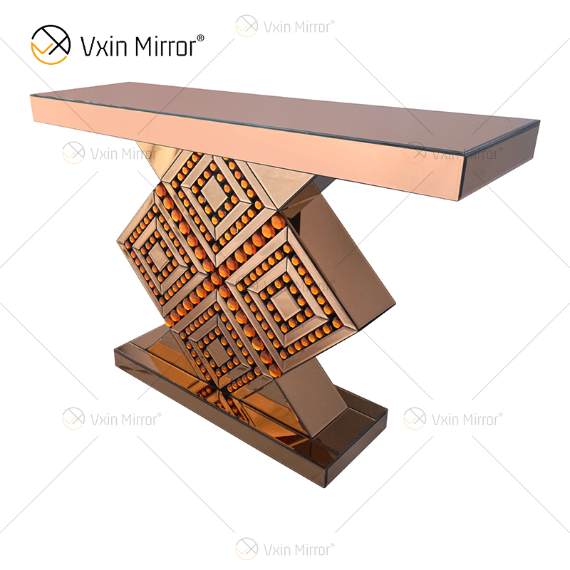 Venda imperdível WXF-105 reprodução antiga direto da fábrica mesa console espelho com placa espelhada