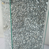 Mesa de canto de venda imperdível Vxin WXF-979 design moderno retangular diamante esmagado mesa lateral espelho
