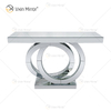 Novo estilo WXF-536 mesa de console 2022 corredor luxo prata mesas de console