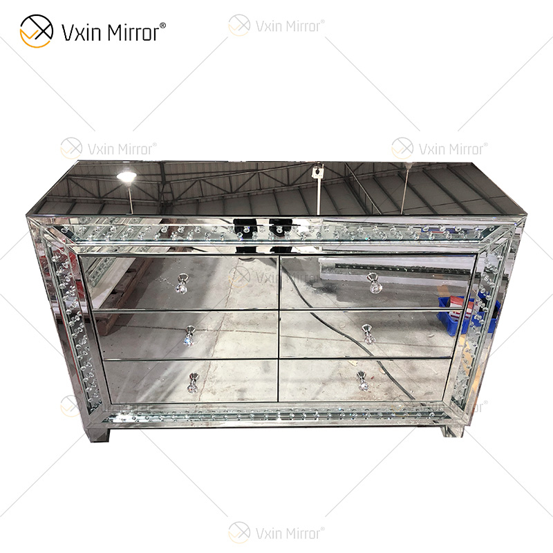 Venda imperdível novo design WXF-2139 LED octogonal simples moda espelho de maquiagem armário de correspondência de LED
