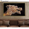 Cristal Porcelana Pintura Resina Revestida MDF Moldura Móveis Espelho Decorativo Parede Arte
