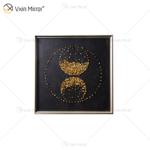 Móveis de luxo Vxin WXPA-014 Ayatul Kursi Parede Arte Metal Abstrato Pintura Decorativa para Sala de Estar à Venda