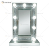 ESPELHO DE CRISTAL SPARKLE DIAMOND CRUSH ESPELHADO BISELADO HOLLYWOOD ESPELHO 9 LÂMPADAS QUADRO DE MAQUIAGEM WXDL-176