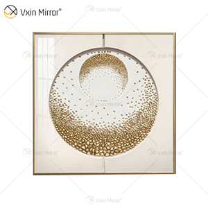 Design Moderno Vxin WXPA-015 Metal Parede Arte Decoração Peças de Decoração para Casa Luxo Sala de Estar para Casa Conjunto para Venda