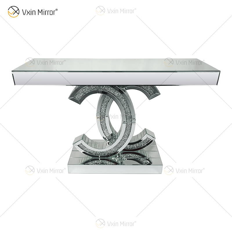Venda imperdível WXWF-150 mesa de console de LED com espelho para decoração de casa móveis de sala de estar mesas de console