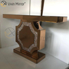 Mesas de console baratas WXF-013 estilo moderno 2022 prata cristal diamante mesas console