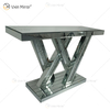 Venda Direta da Fábrica WXWF-513 Diamond Crush Espelho Mesa Console Cristal Móveis para Casa Mesa Console Vidro