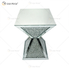 Vxin WXF-151 Espelho Superior Quadrado Decoração Espelho Diamante Mesa Lateral Vidro Espelhado