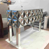 Mesa de centro com móveis para sala de estar moderna mesa de centro espelhada