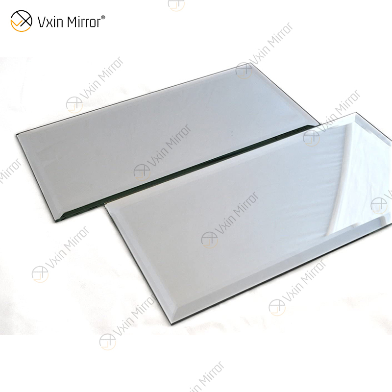 Espelho de borda chanfrada sob encomenda moderna telha cerâmica lobby decoração de parede para casa venda imperdível espelho para decoração de parede decoração para casa