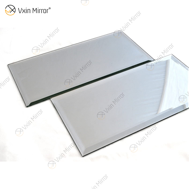 Espelho de borda chanfrada sob encomenda moderna telha cerâmica lobby decoração de parede para casa venda imperdível espelho para decoração de parede decoração para casa