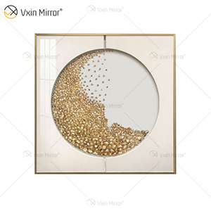 Incrível qualidade Vxin WXPA-017 Metal Wall Art Decor Peças de Decoração para Casa Luxo Sala de Estar Emoldurada para Casa Conjunto para Venda