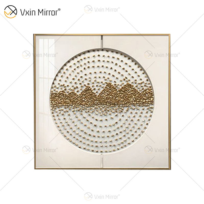 Incrível qualidade Vxin WXPA-017 Metal Wall Art Decor Peças de Decoração para Casa Luxo Sala de Estar Emoldurada para Casa Conjunto para Venda