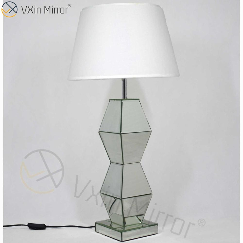 Novo design WXTL-005 Moderno Móveis de Quarto Prata Lâmpada Espelho Com Abajur Lâmpada Espelho