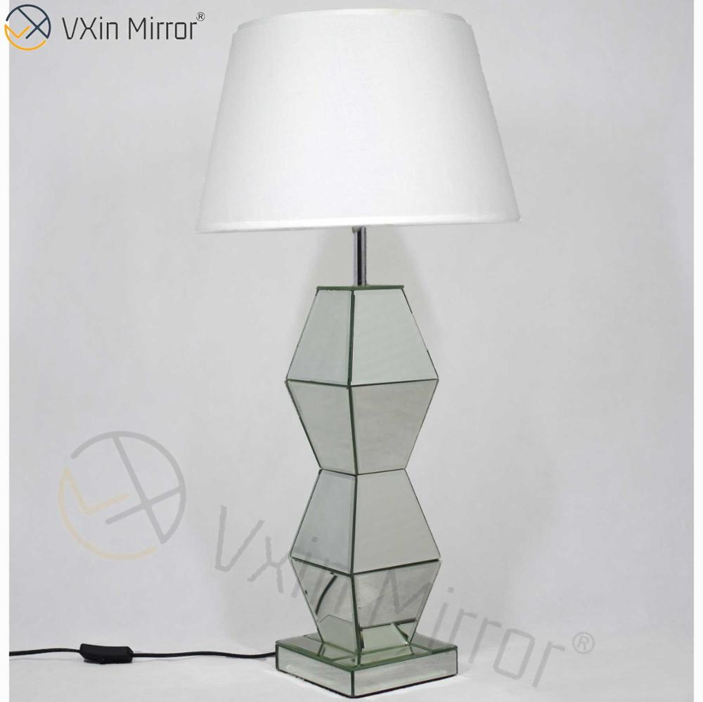 Novo design WXTL-005 Moderno Móveis de Quarto Prata Lâmpada Espelho Com Abajur Lâmpada Espelho