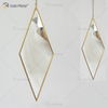 Golden Vxin Decoração de Parede Exclusivo Moldura de Metal Dourada Espelhos Decorativos Luxo Simples e Elegante Espelho de Parede