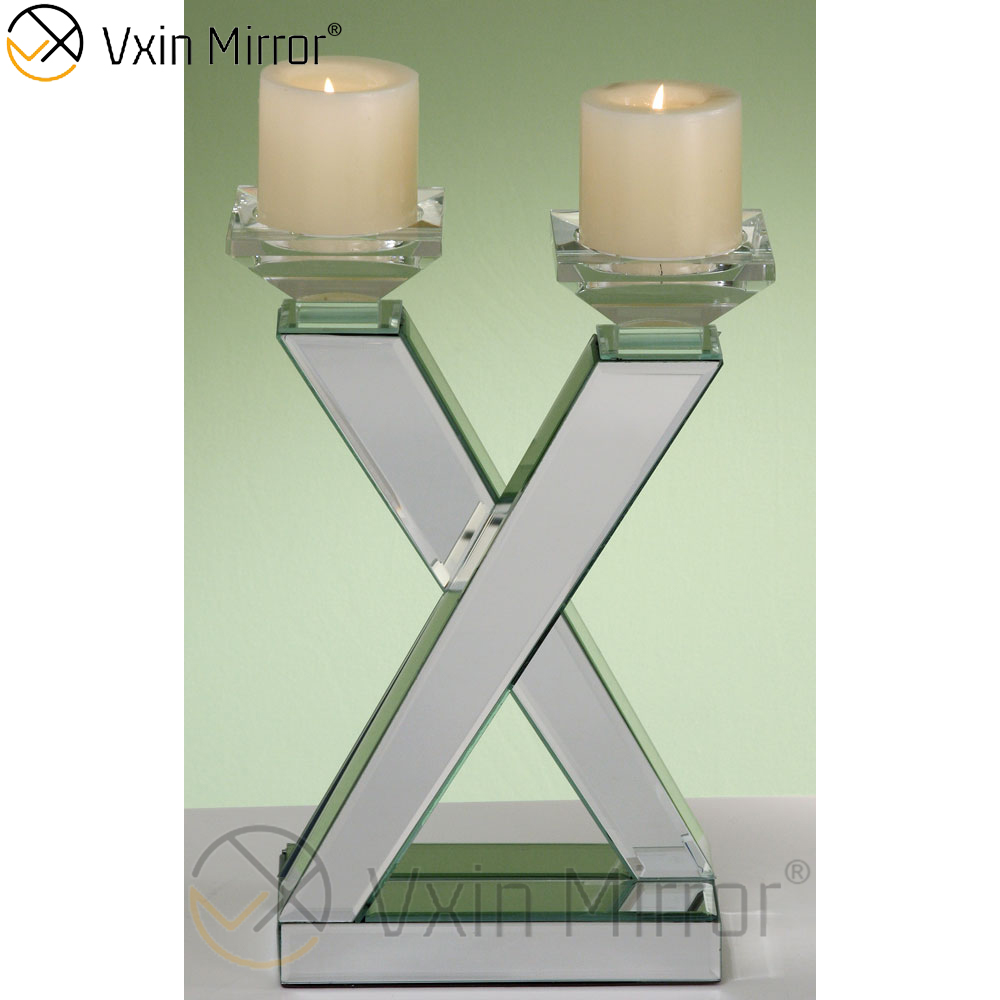 Espelho Vxin de venda imperdível WXCH-63 Cristal X em forma de castiçal espelhado