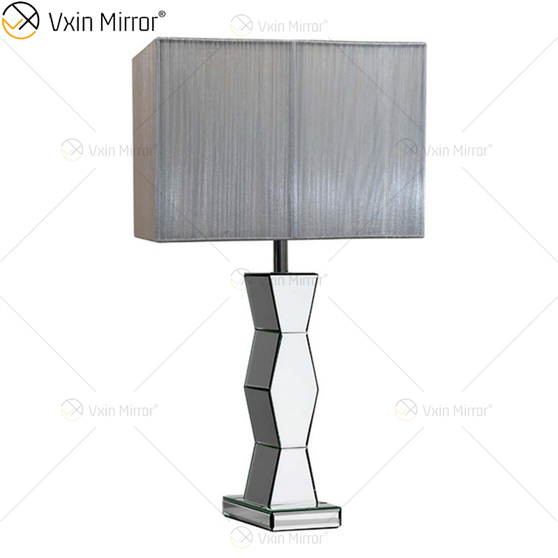 Lâmpada de espelho de prata moderna WXTL-004 com abajur para quarto