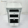 Mesa de cabeceira de acrílico Vxin WXWF-716 moderna 3 gavetas espelhada