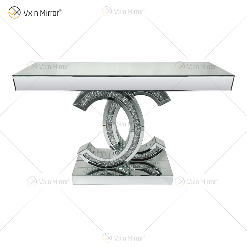 Venda imperdível WXWF-150 mesa de console de LED com espelho para decoração de casa móveis de sala de estar mesas de console