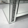 Vxin Espelho WXWF-718 Moderno 3 Gavetas Espelhado Mesa de Cabeceira Mesinha de cabeceira
